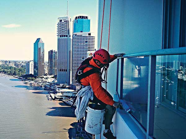 Rope Access Window Cleaning - Highpoint Solutions