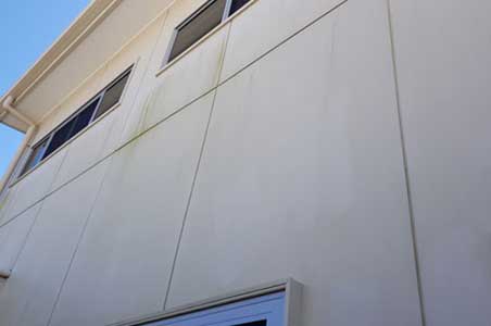 Pressure washing exterior